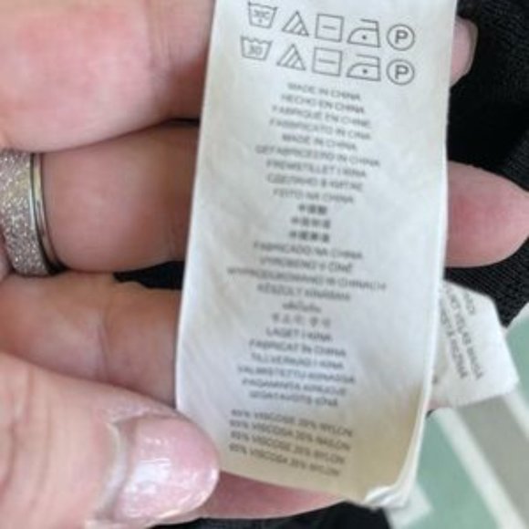 Michael Kors, cold should black stretch dress, size small (0194) - Picture 4 of 4